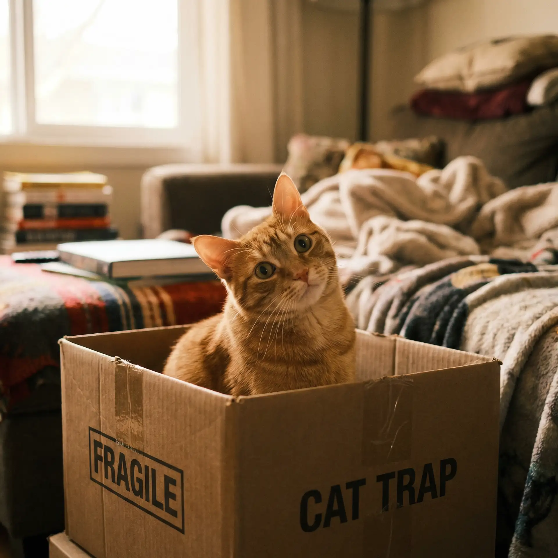 橘猫躲在纸箱里 - 季子越简历
